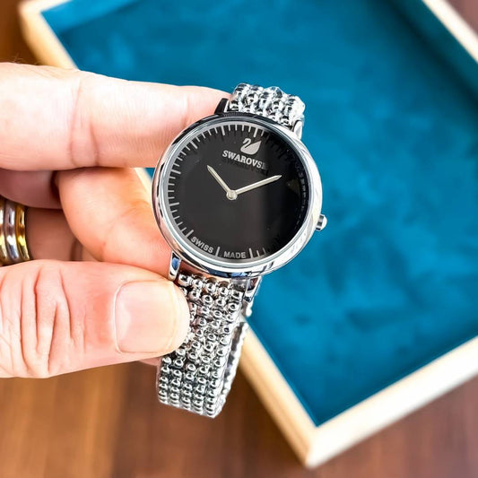 SWAROVSKI_LADIES_SILVER-BLACK