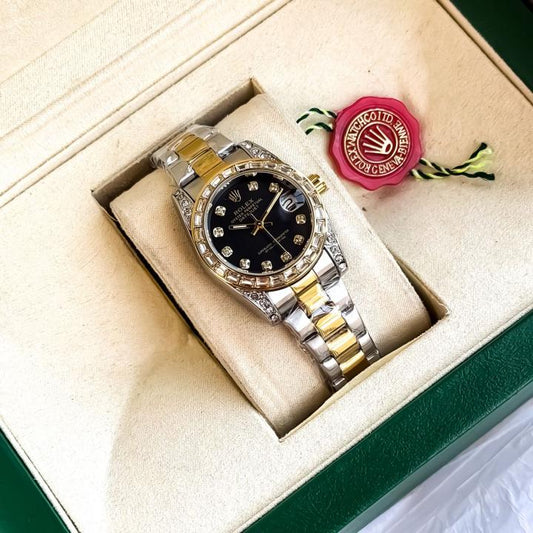 ROLEX_LADIES_GOLD-TT-BLACK