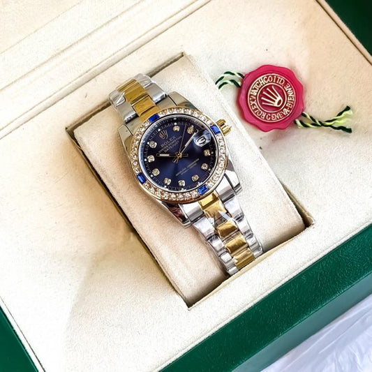 ROLEX_LADIES_GOLD-TT-BLUE