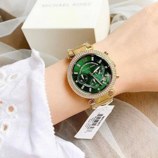 Michael_Kors Parker Gold-Green